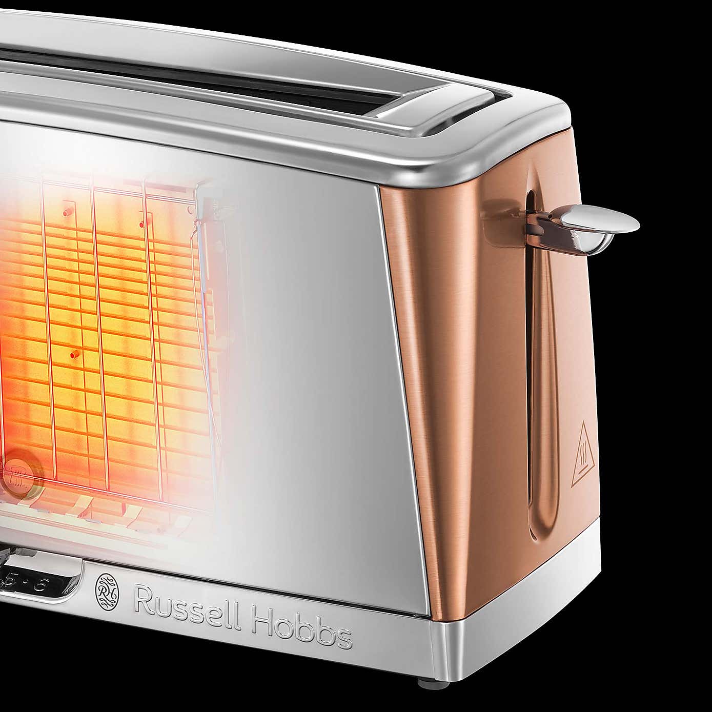 Russell Hobbs Luna 2 Slice Stainless Steel Toaster