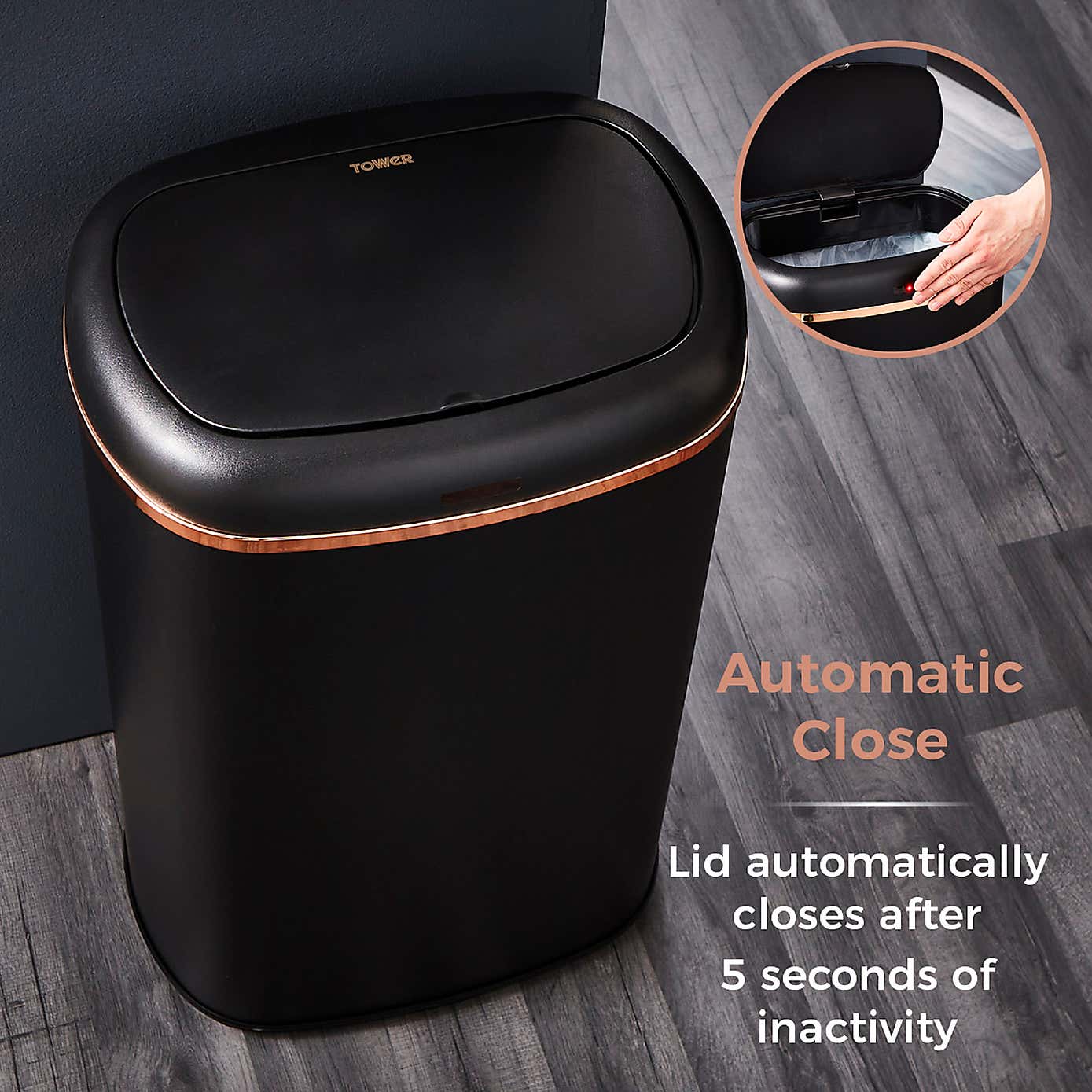 Tower Cavaletto 58L Sensor Bin