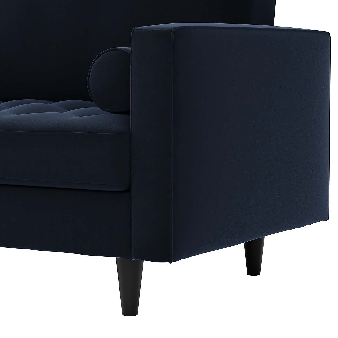 Zoe Velvet 2 Seater Sofa