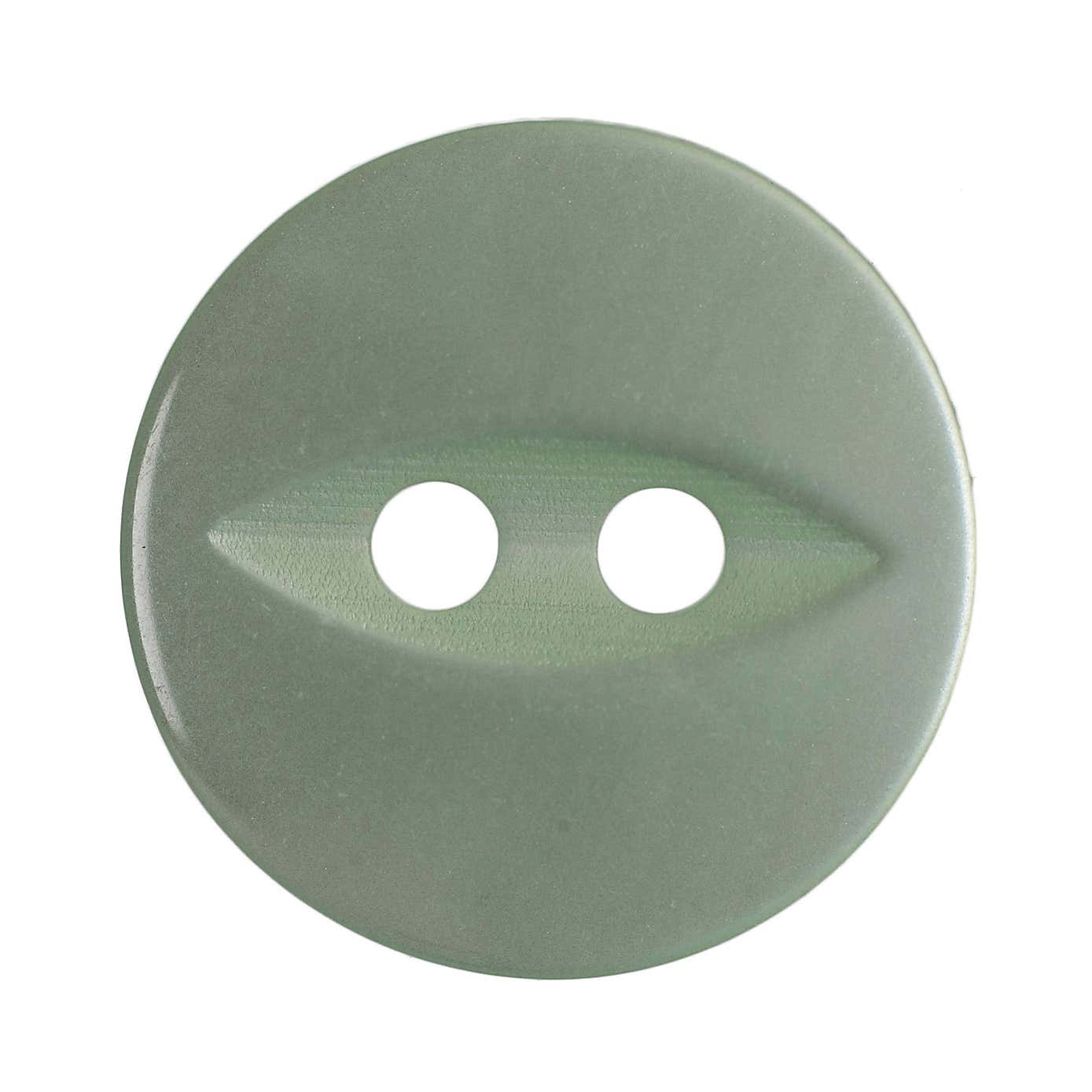 Pack of Eight Light Green Buttons