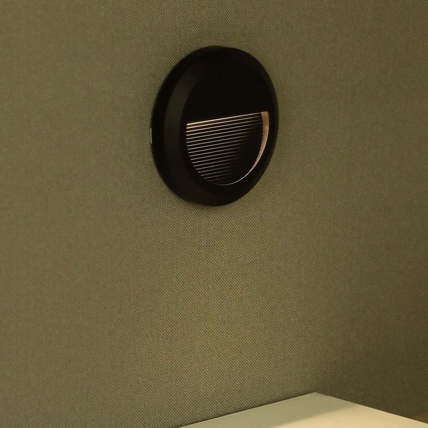 Set of 4 V-TAC 2W Indoor Outdoor Round Step Lights