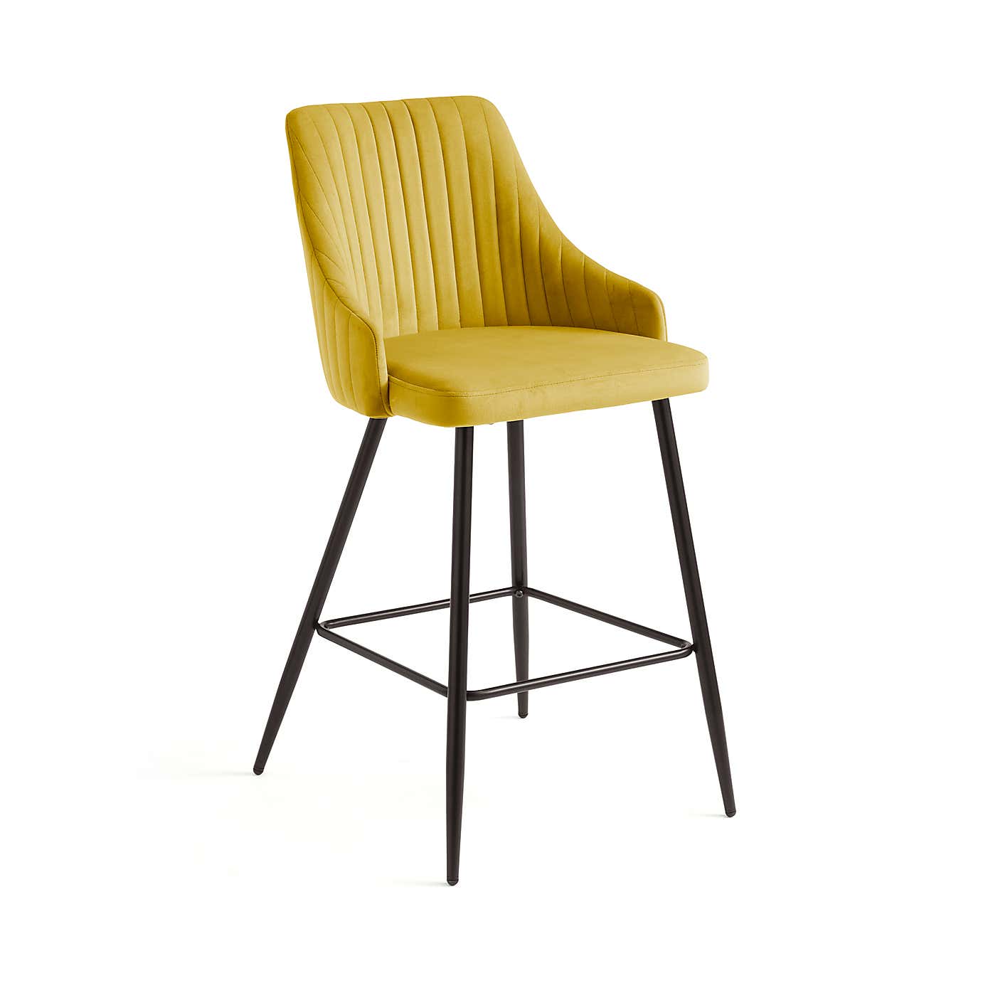 Shea Bar Stool, Velvet