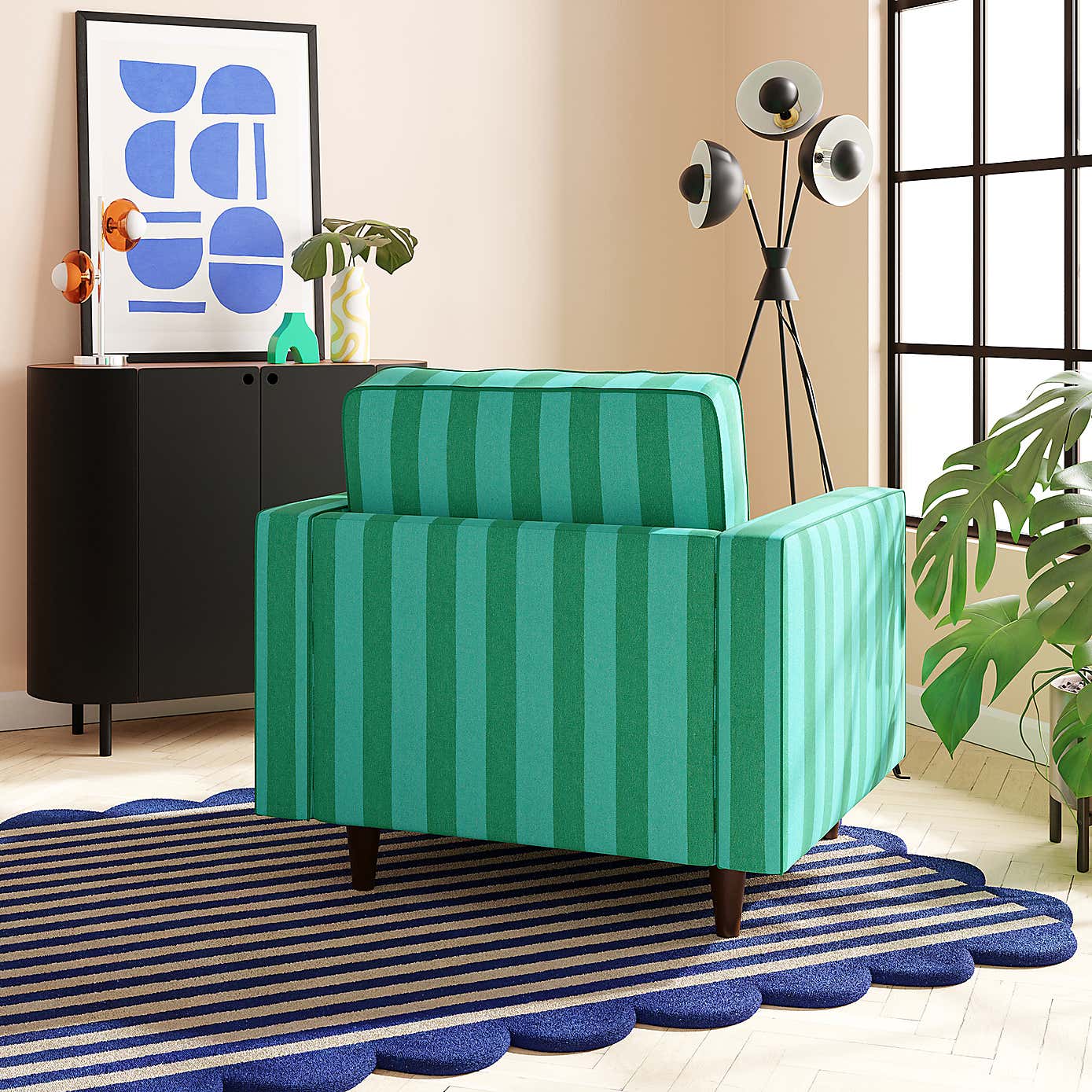 Woven Stripe Fabric Sample