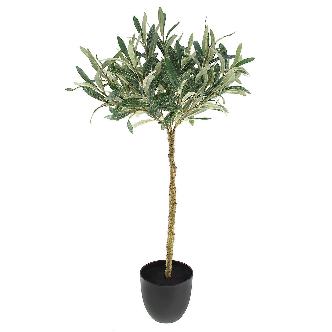 Artificial Small Olive Tree in Black Plant Pot