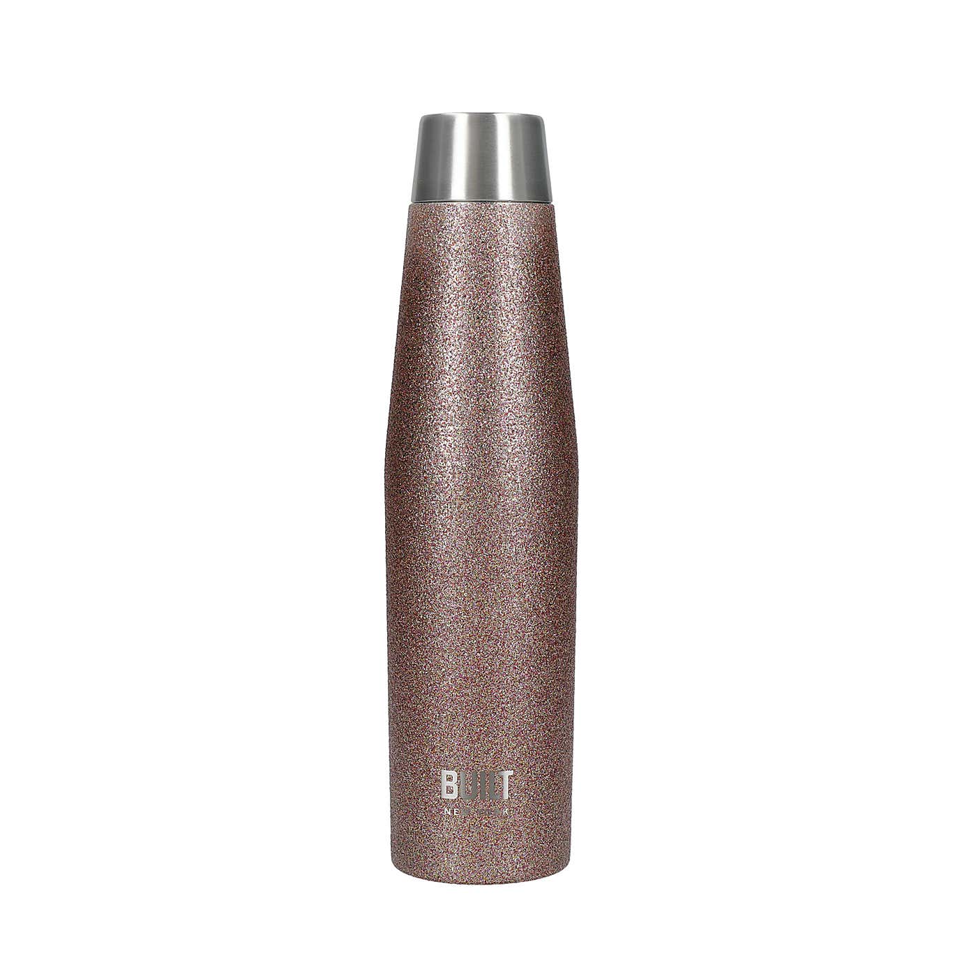 Built Stainless Steel Leakproof Insulated Glitter Water Bottle