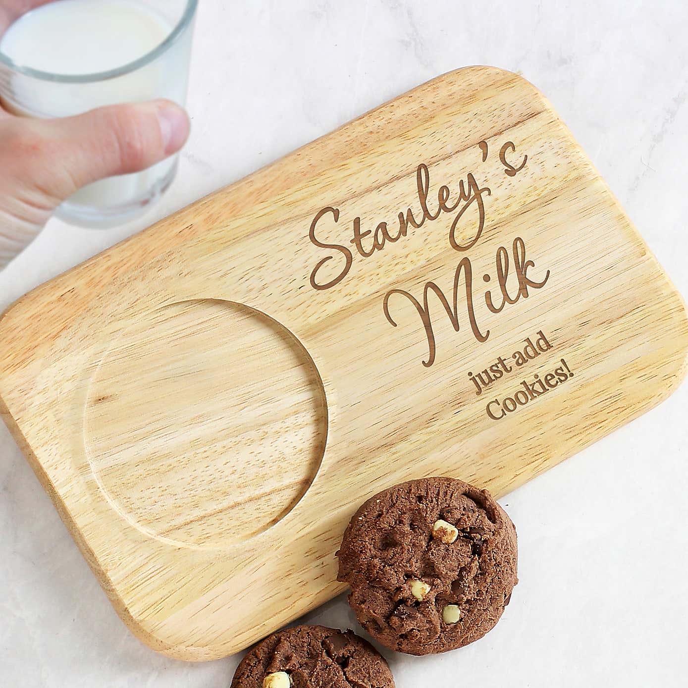 Personalised Wooden Coaster Tray