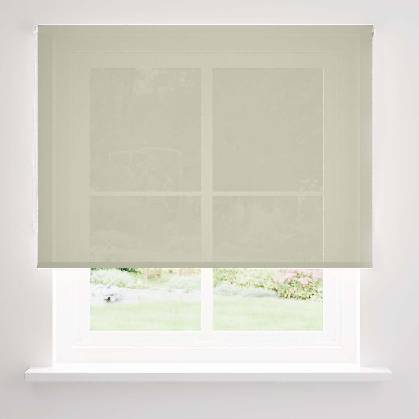 White Sheer Roller Blind