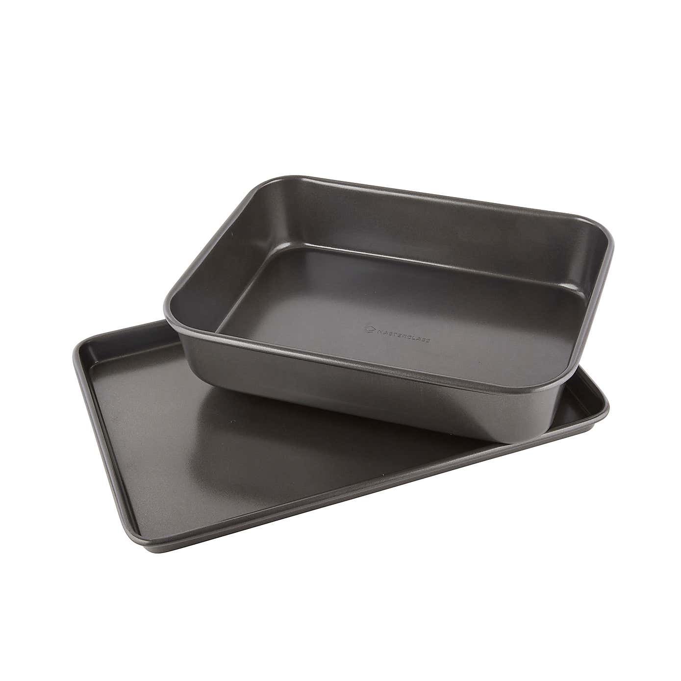 MasterClass Non Stick Twin Pack Roast Pan and Bake Pan