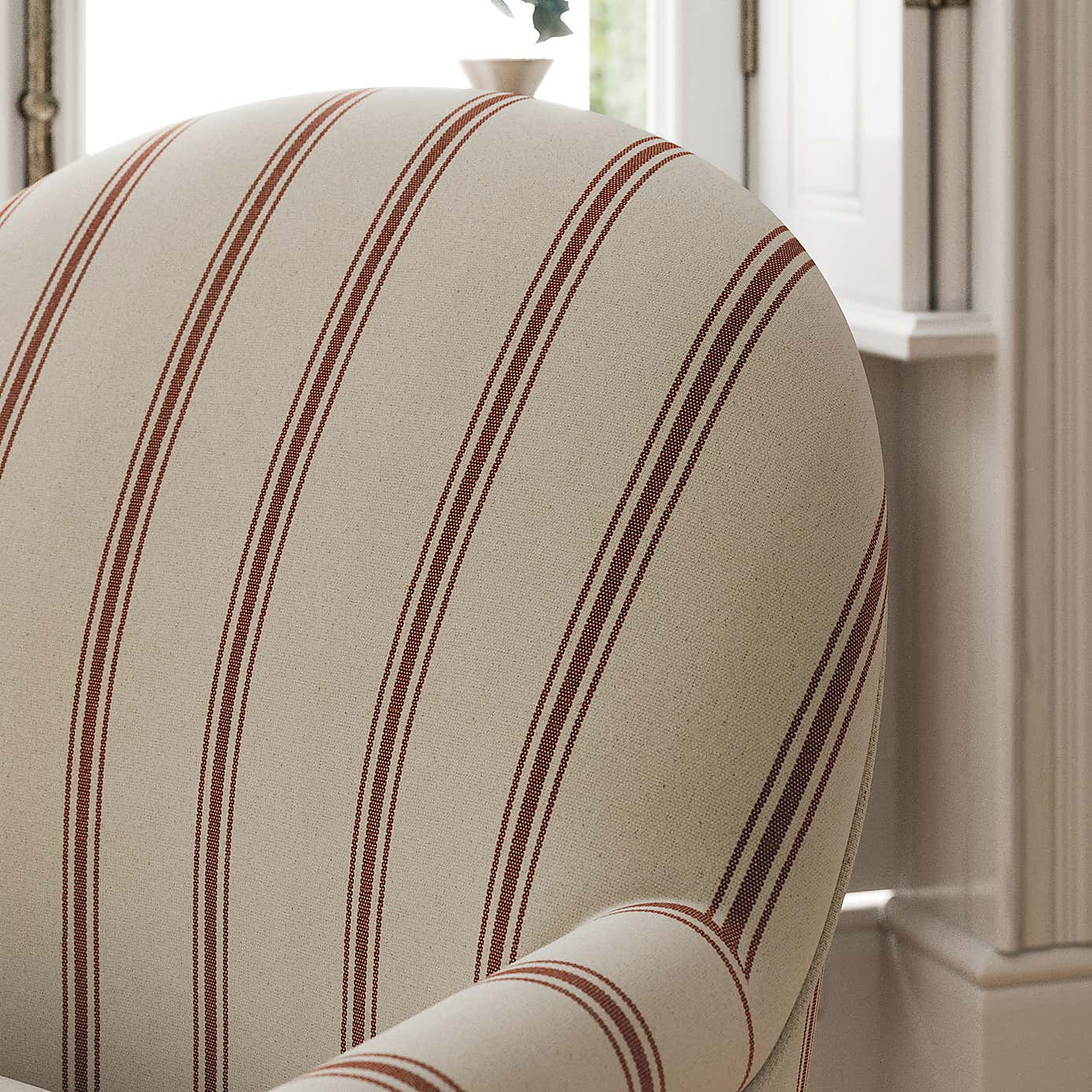 Petit Armchair, Folkstone Stripe