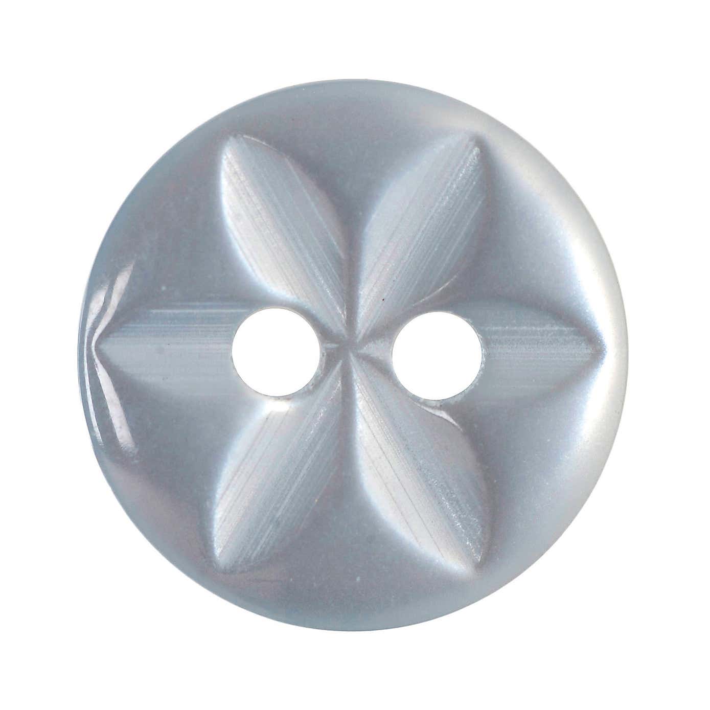 Pack of Fourteen Baby Blue Buttons