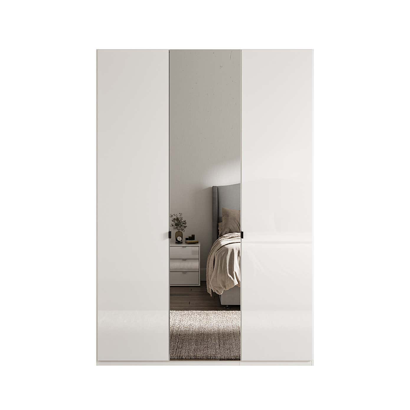 Wiemann Kahla 3 Door Mirrored Wardrobe