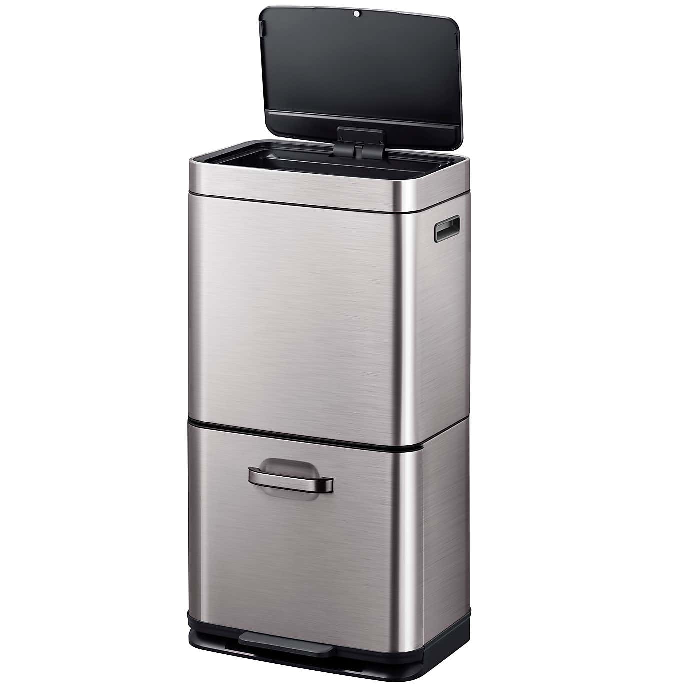 EKO Himalaya 35/25 Litre Stainless Steel Recycling Bin