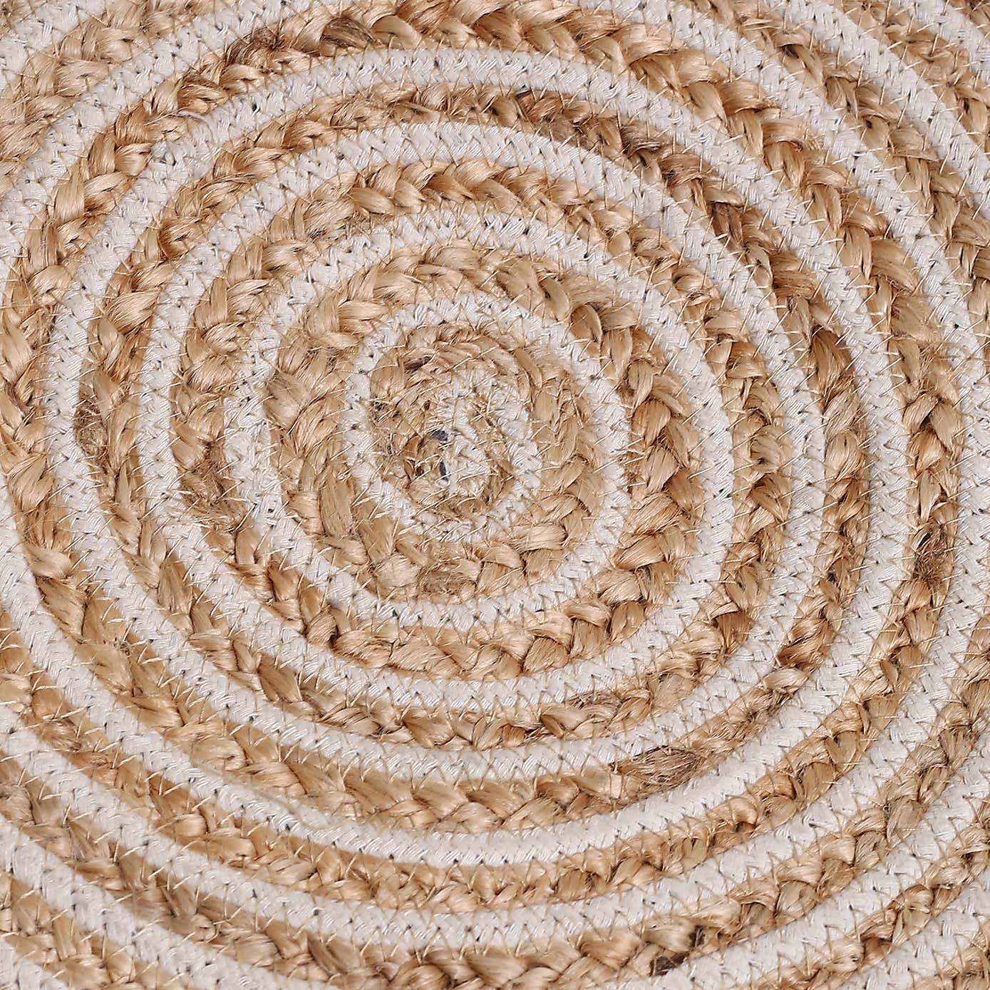 Kaikoo Jute Stripe Bean Bag Pouffe