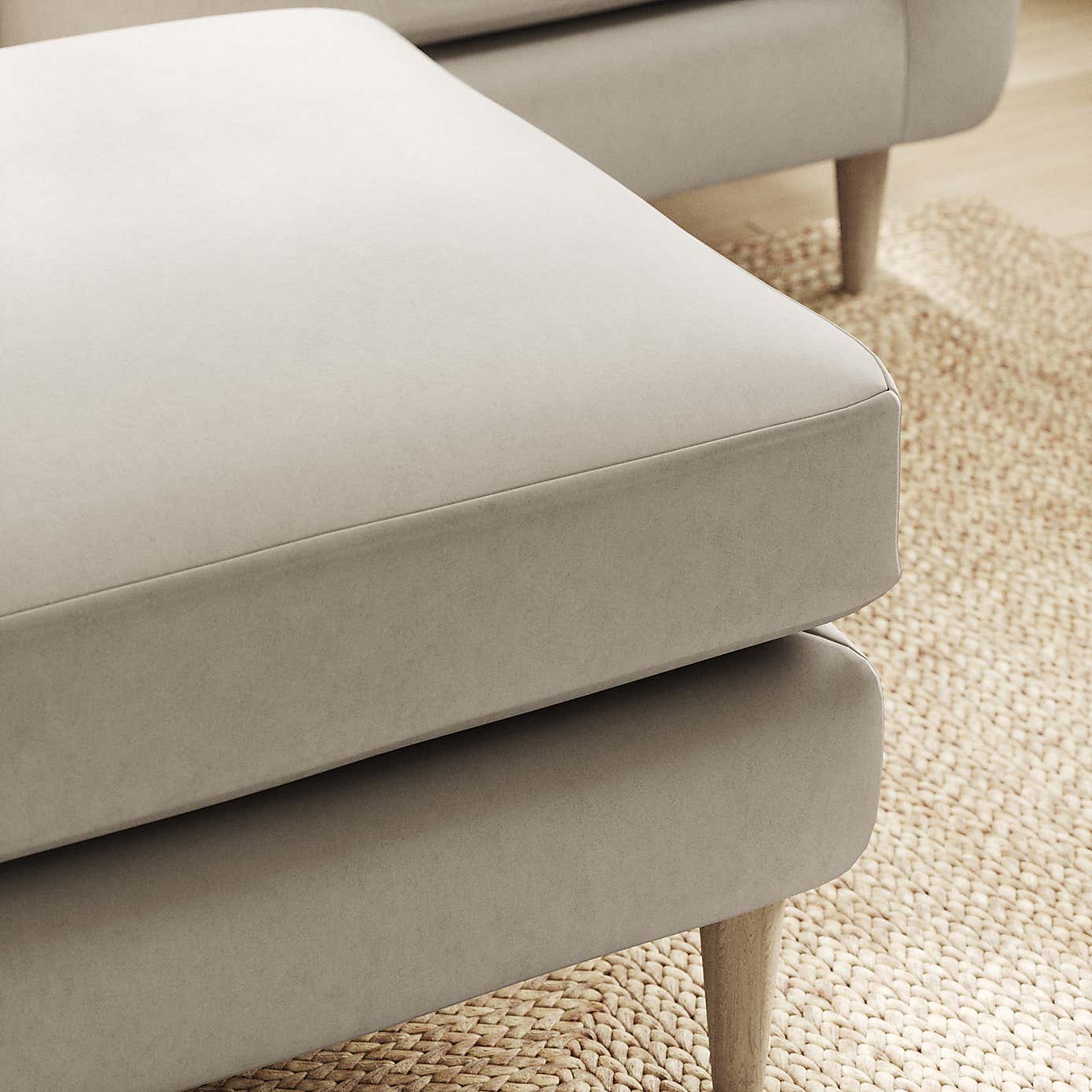 Sven Opulent Velvet Footstool