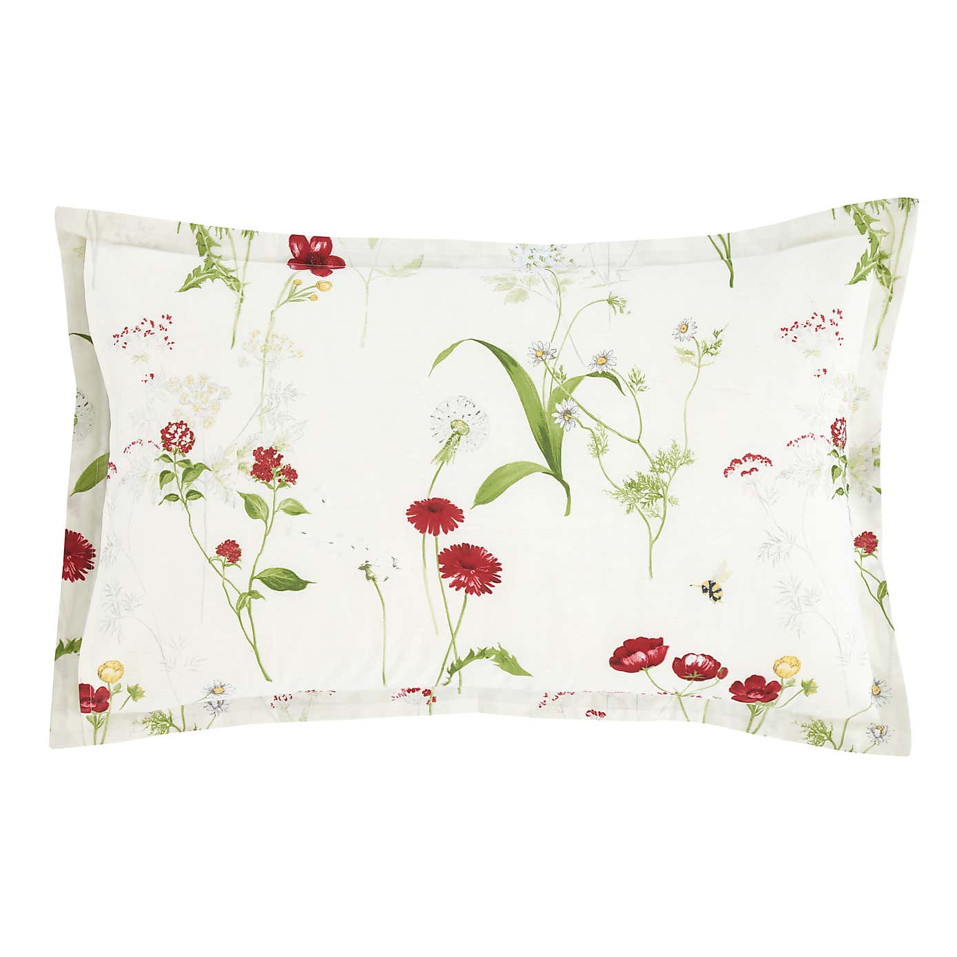 Penella Primrose Red Oxford Pillowcase