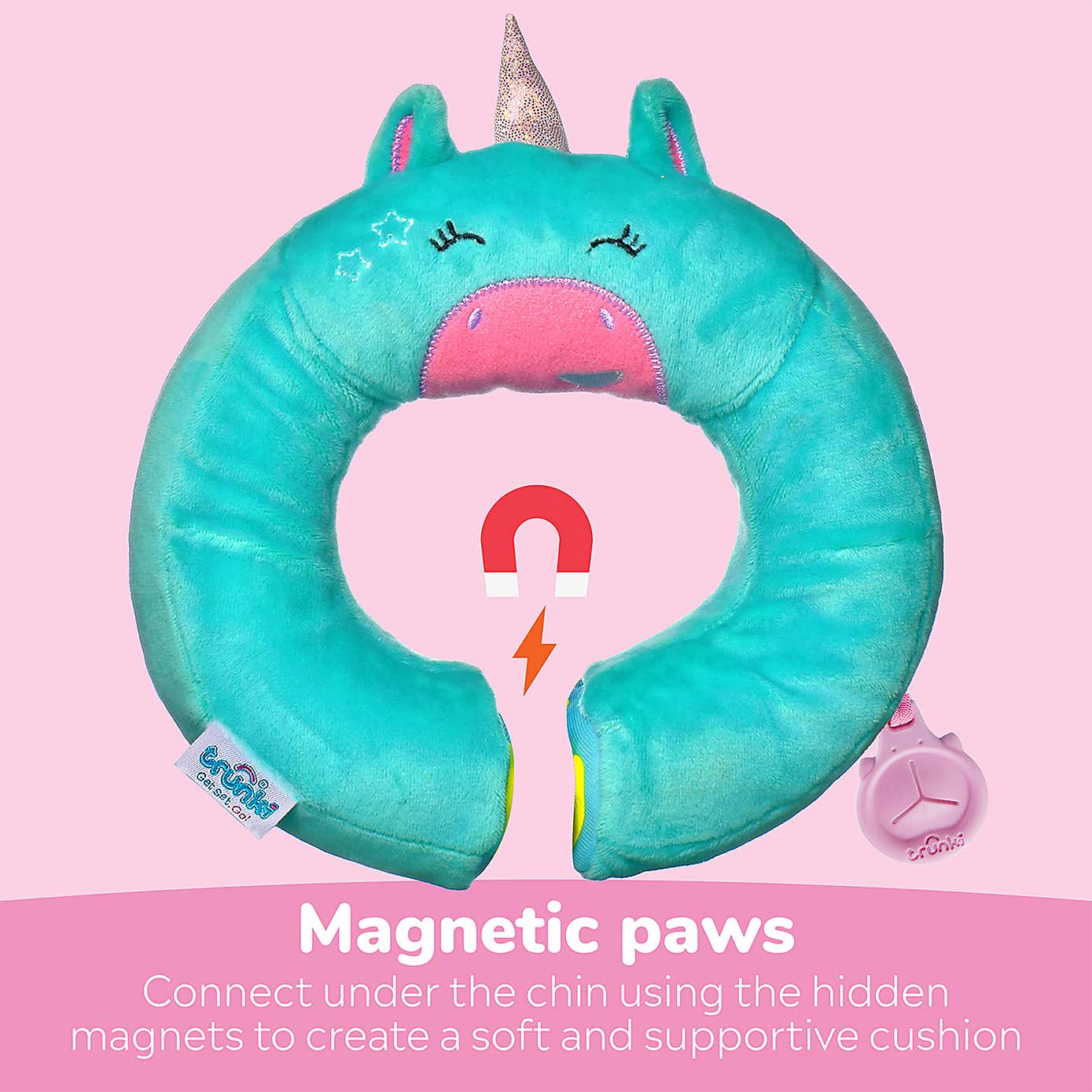 Trunki Yondi Una the Unicorn Travel Pillow