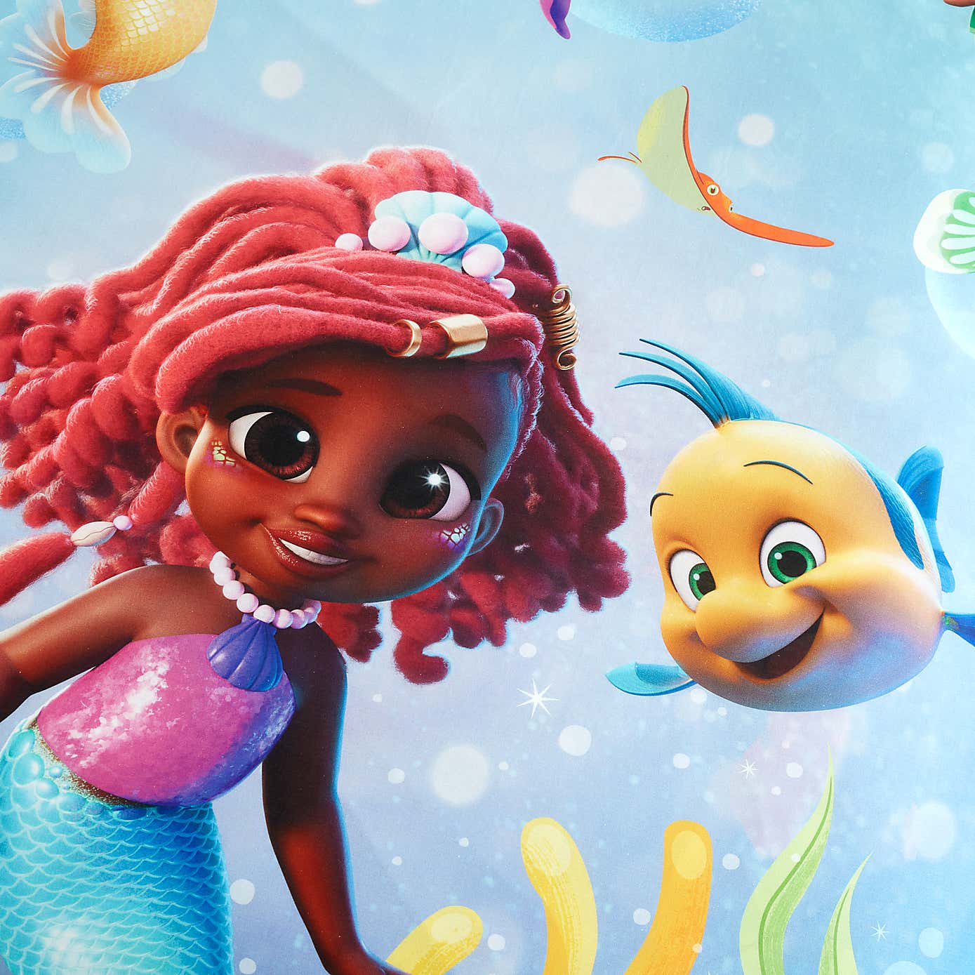 Preschool Ariel Duvet Cover and Pillowcase Set