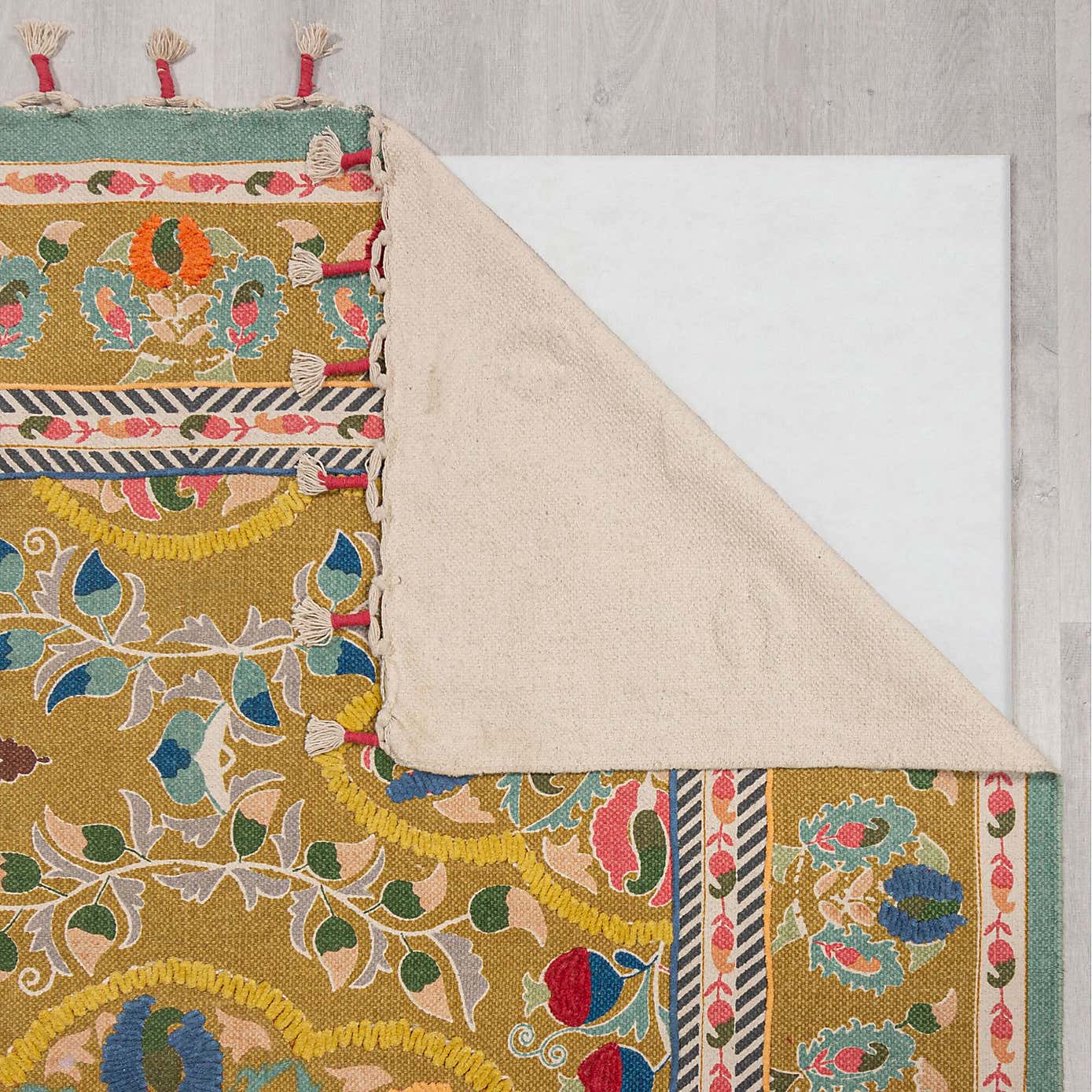 Rani Embroidered Floral Runner