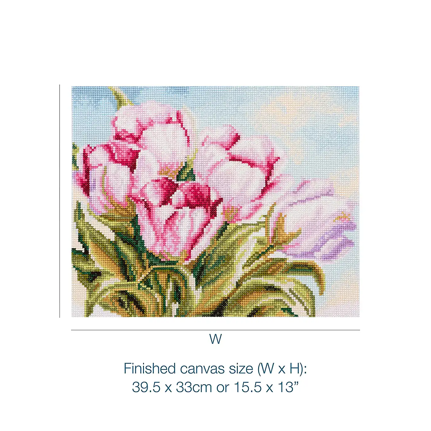 Cross Stitch Large Tulips