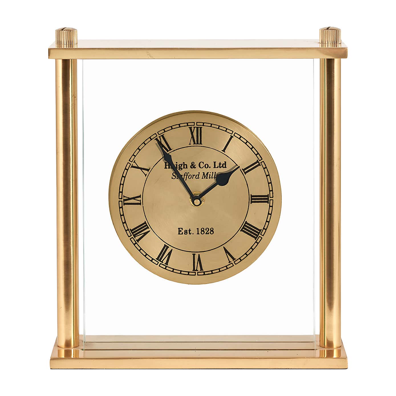 Square Framed Mantel Clock