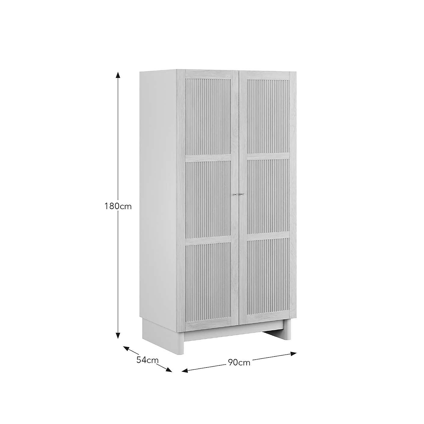 Maeva Double Wardrobe, Light Oak Effect