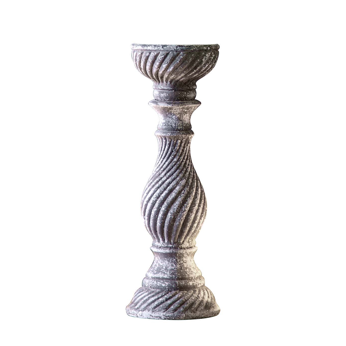 Aged Sowton Candle Holder