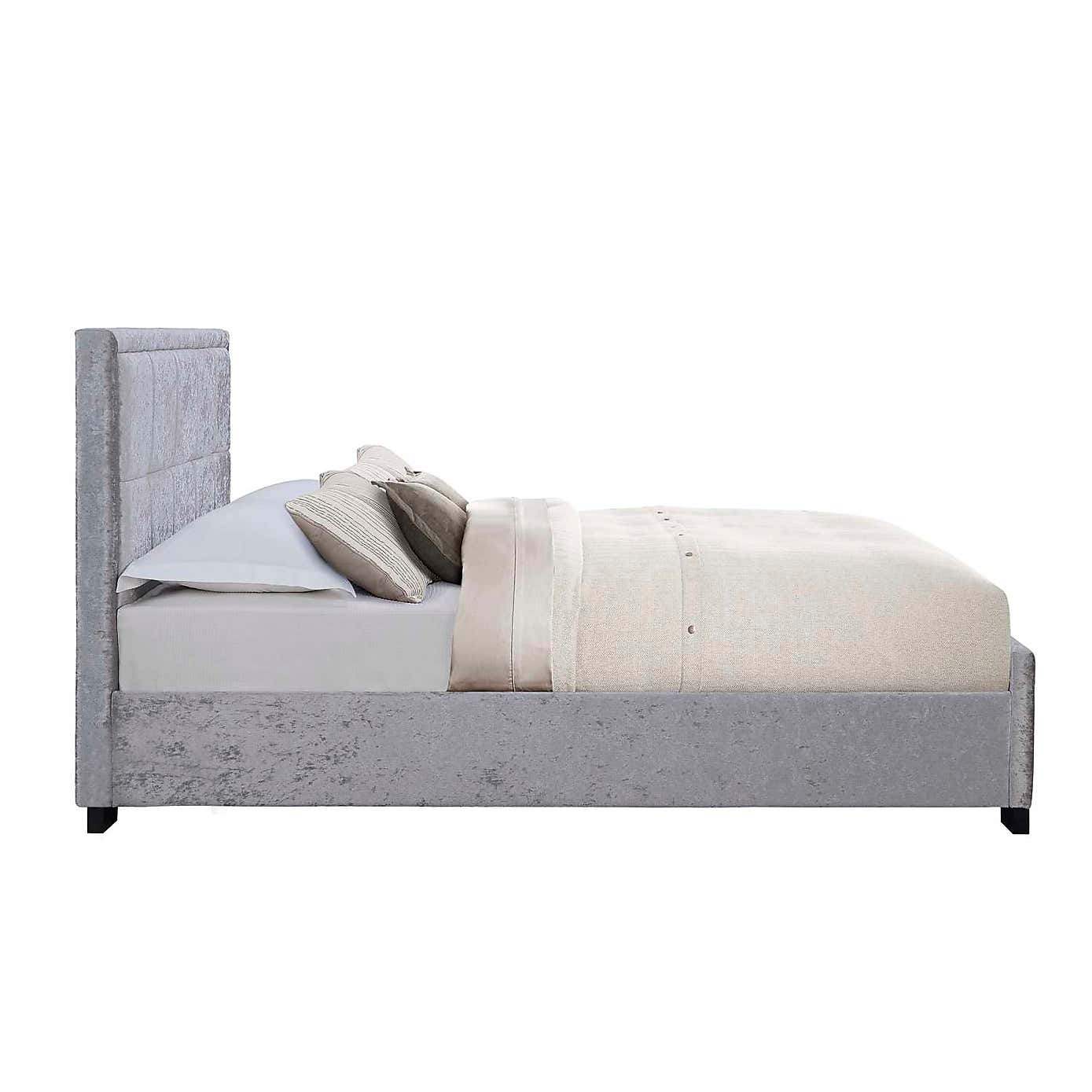 Hannover Black Crushed Velvet Bed Frame