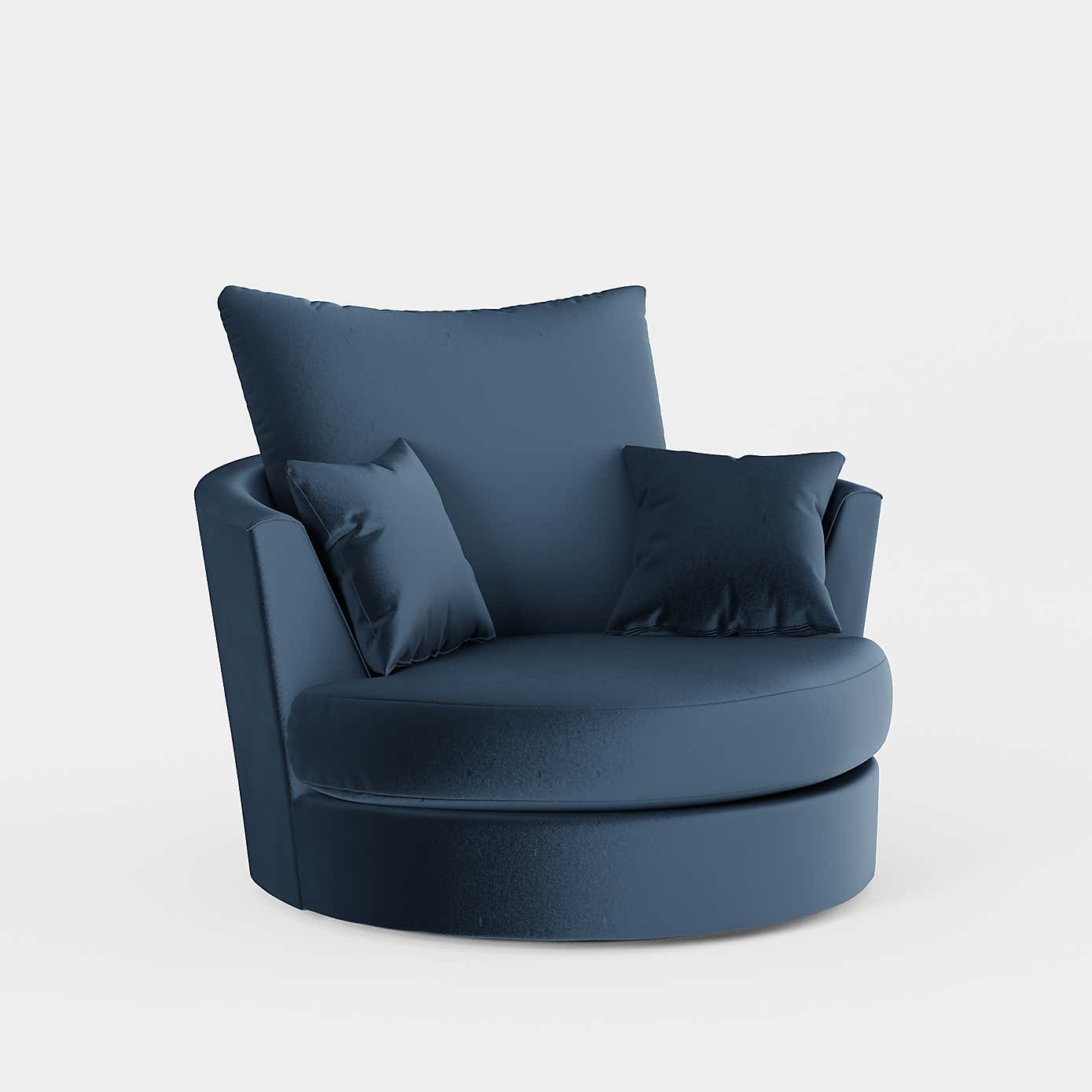 Blake Opulent Velvet Swivel Chair