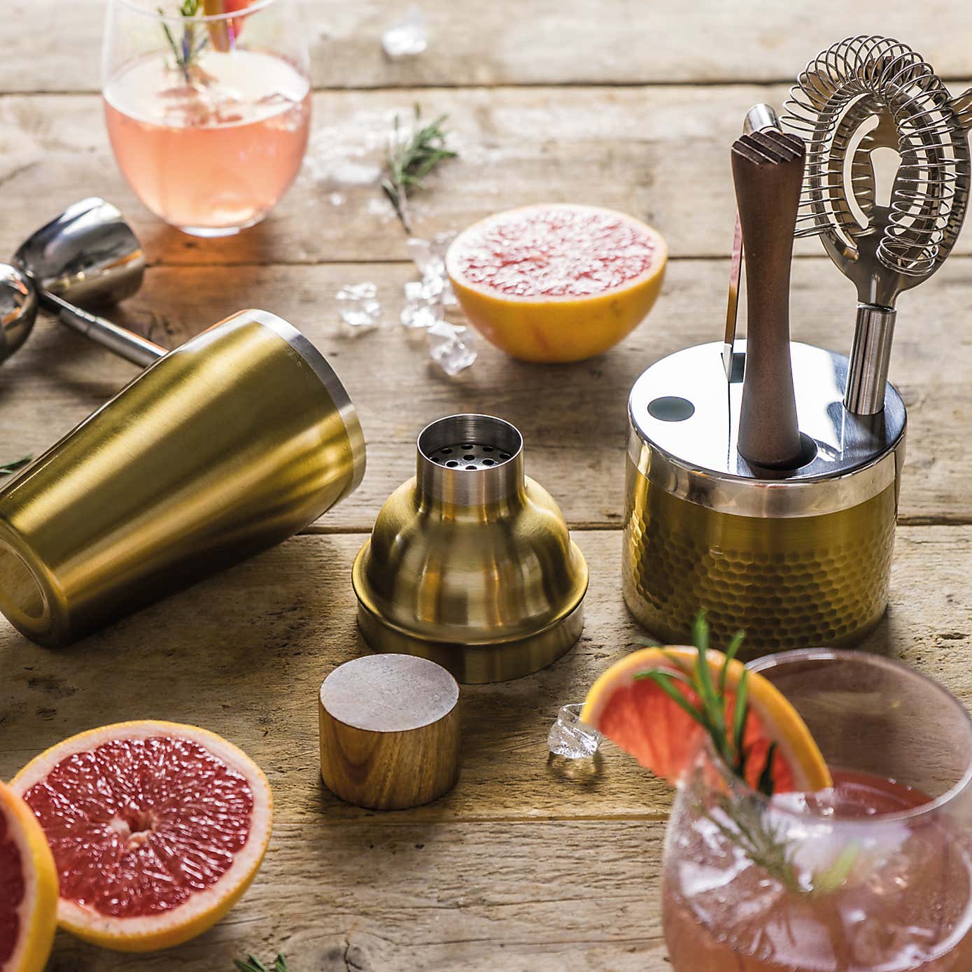 BarCraft Set of 2 Lustre Tumbler Glasses