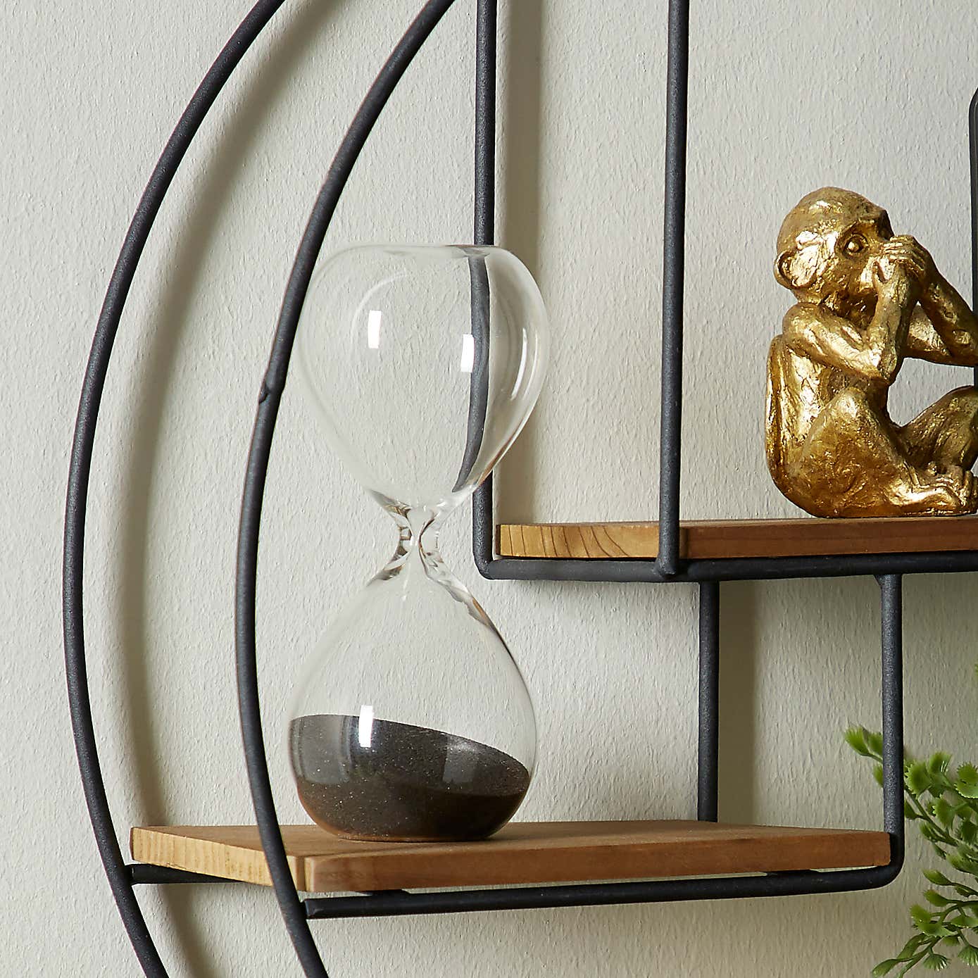 Industrial Large Circle Shelf