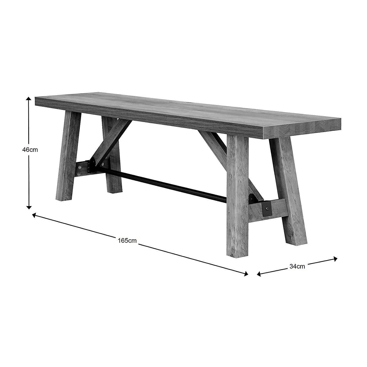 Fulton Trestle Table & Bench Set