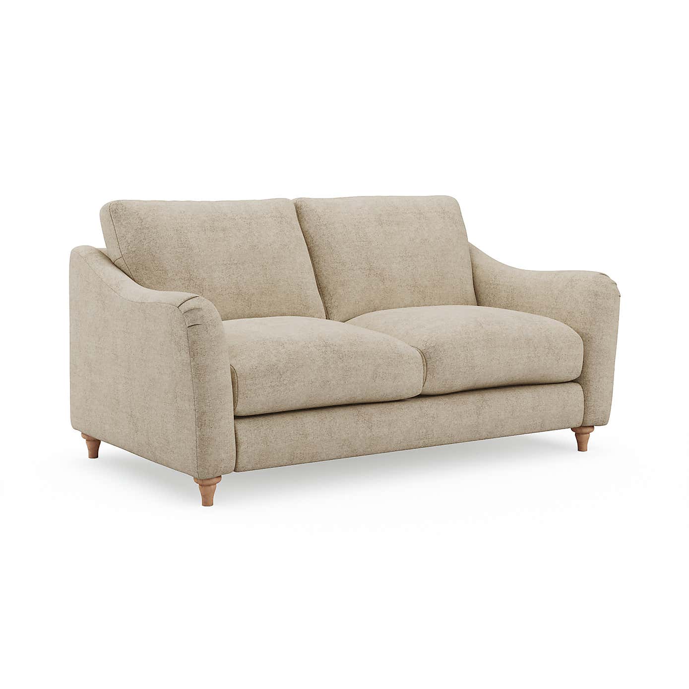 Hattie Tonal Plush Chenille 2 Seater Sofa