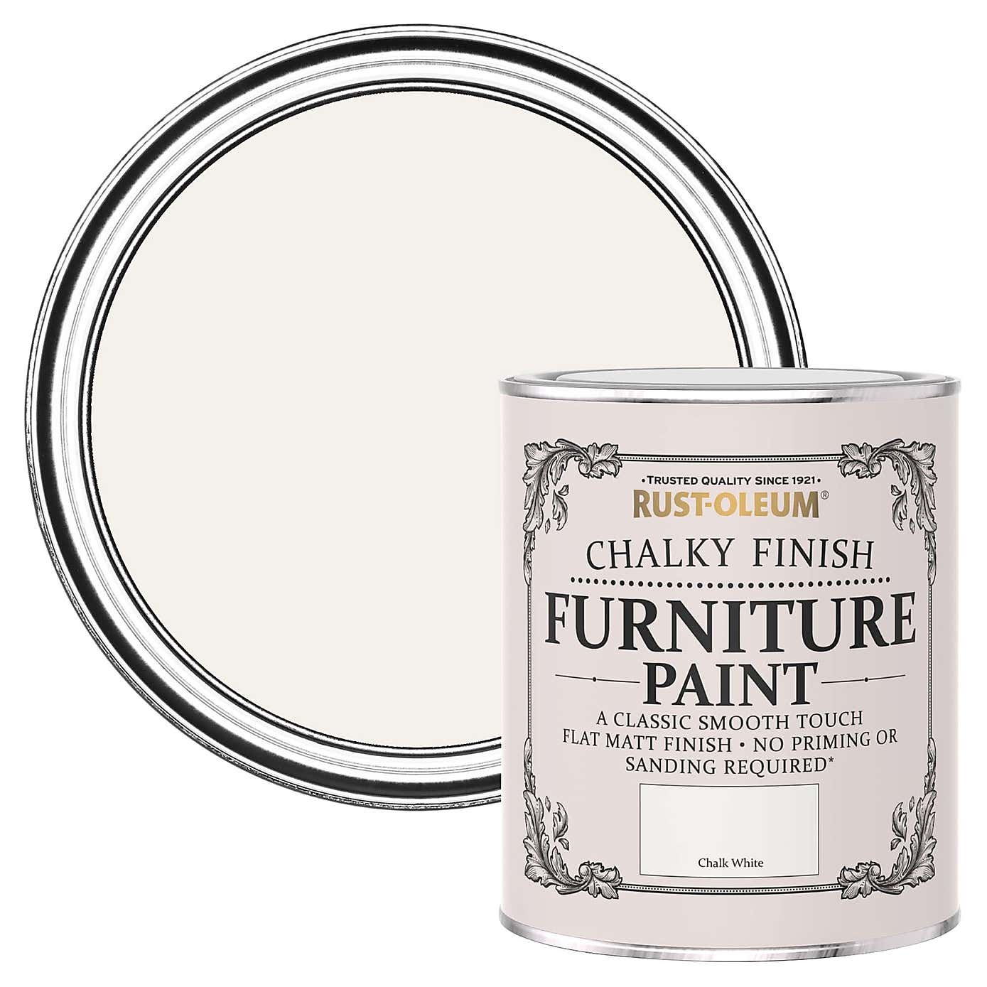 Rust-Oleum Chalk White Matt Furniture Paint