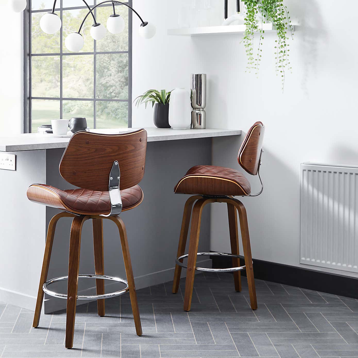 Remy PU Leather Bar Stool
