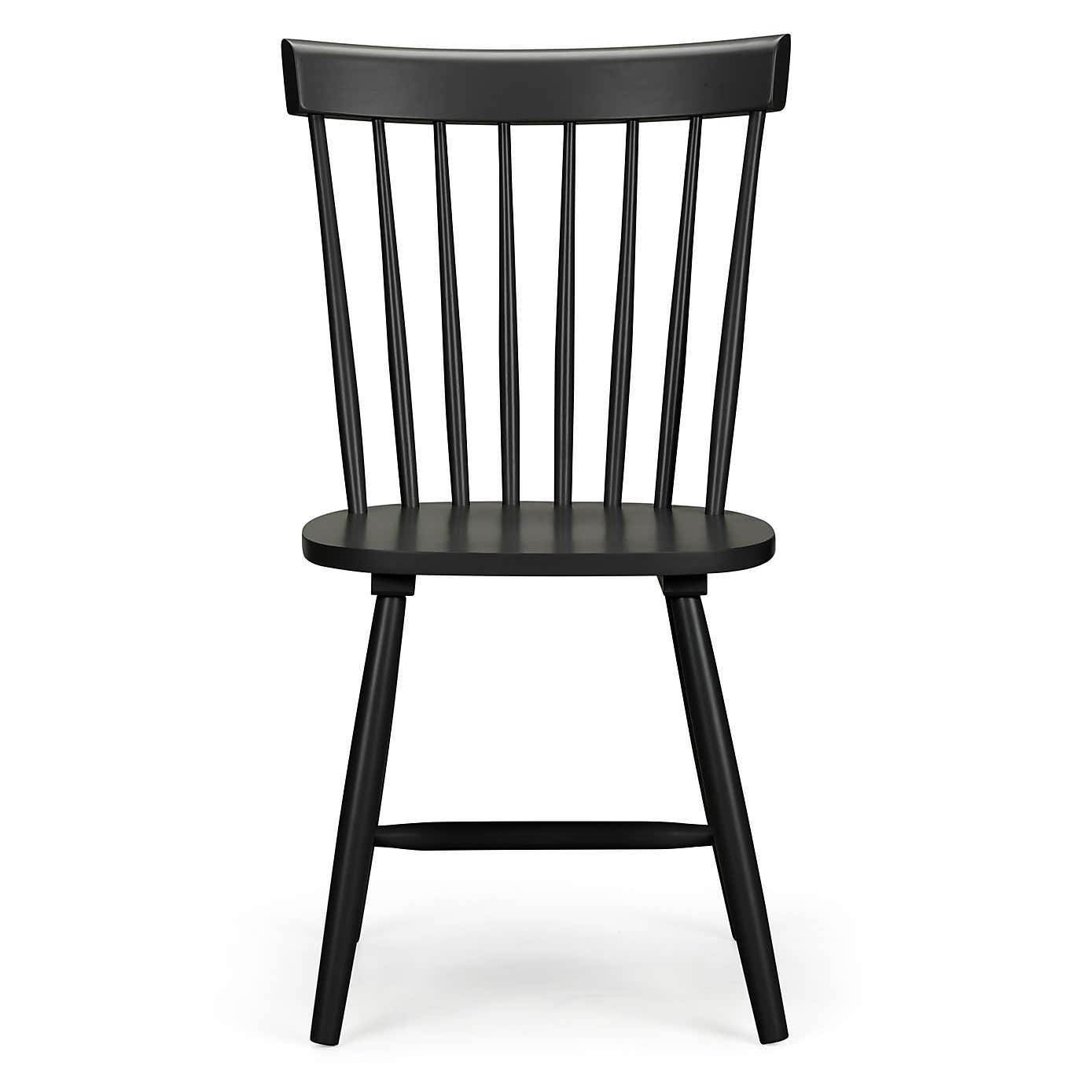 Torino Set of 4 Chairs Black