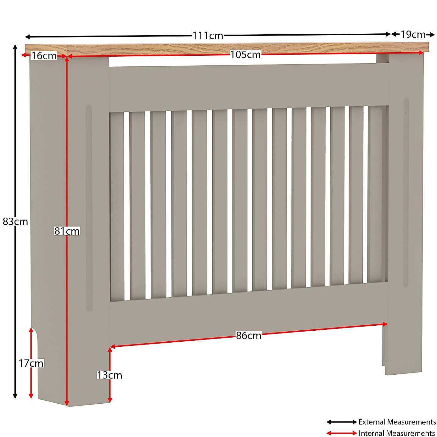 Vida Designs Arlington Radiator Cover