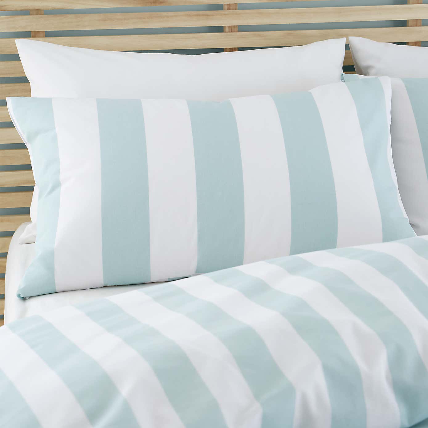 Catherine Lansfield Cove Stripe Duvet Cover and Pillowcase Set