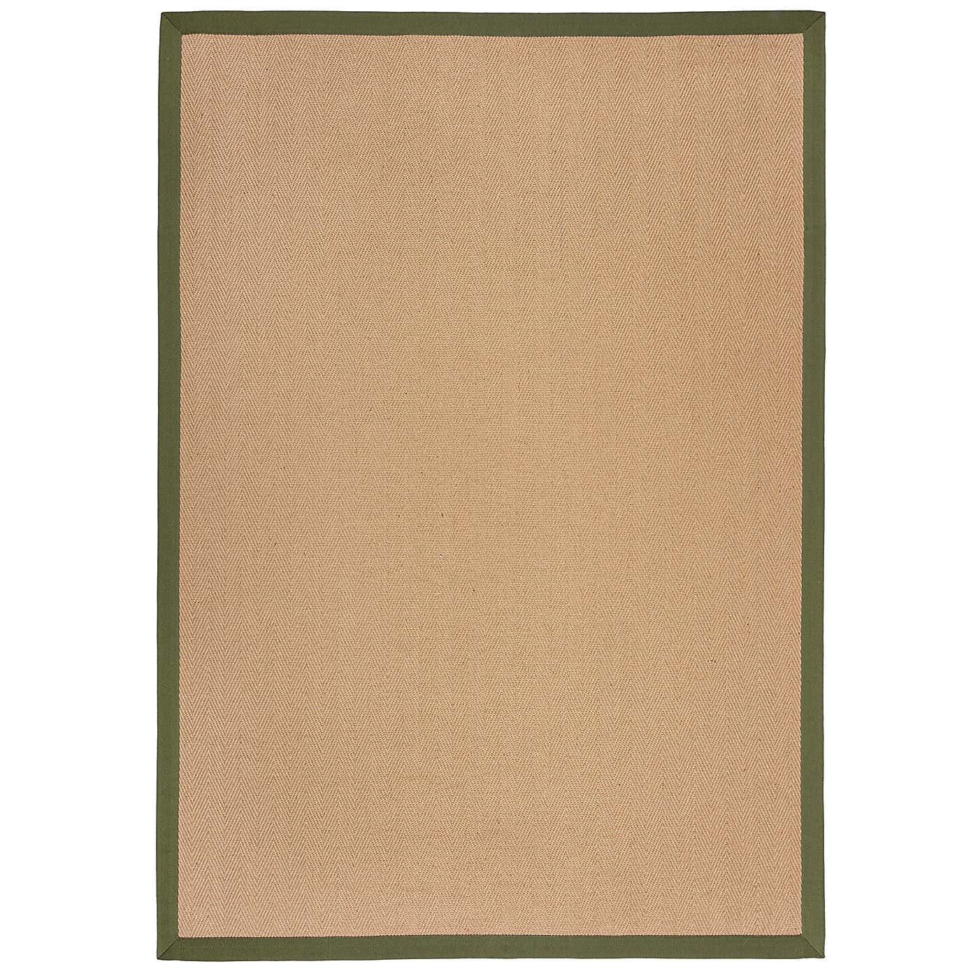 Herringbone Border Rug