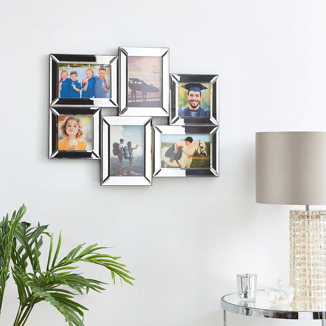 Mirrored Multi App Photo Frame