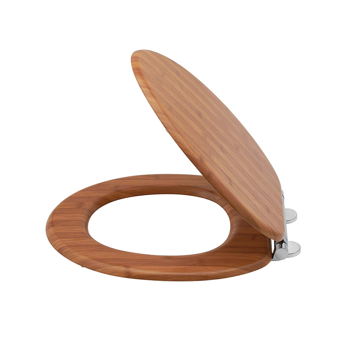 Bamboo Effect Toilet Seat
