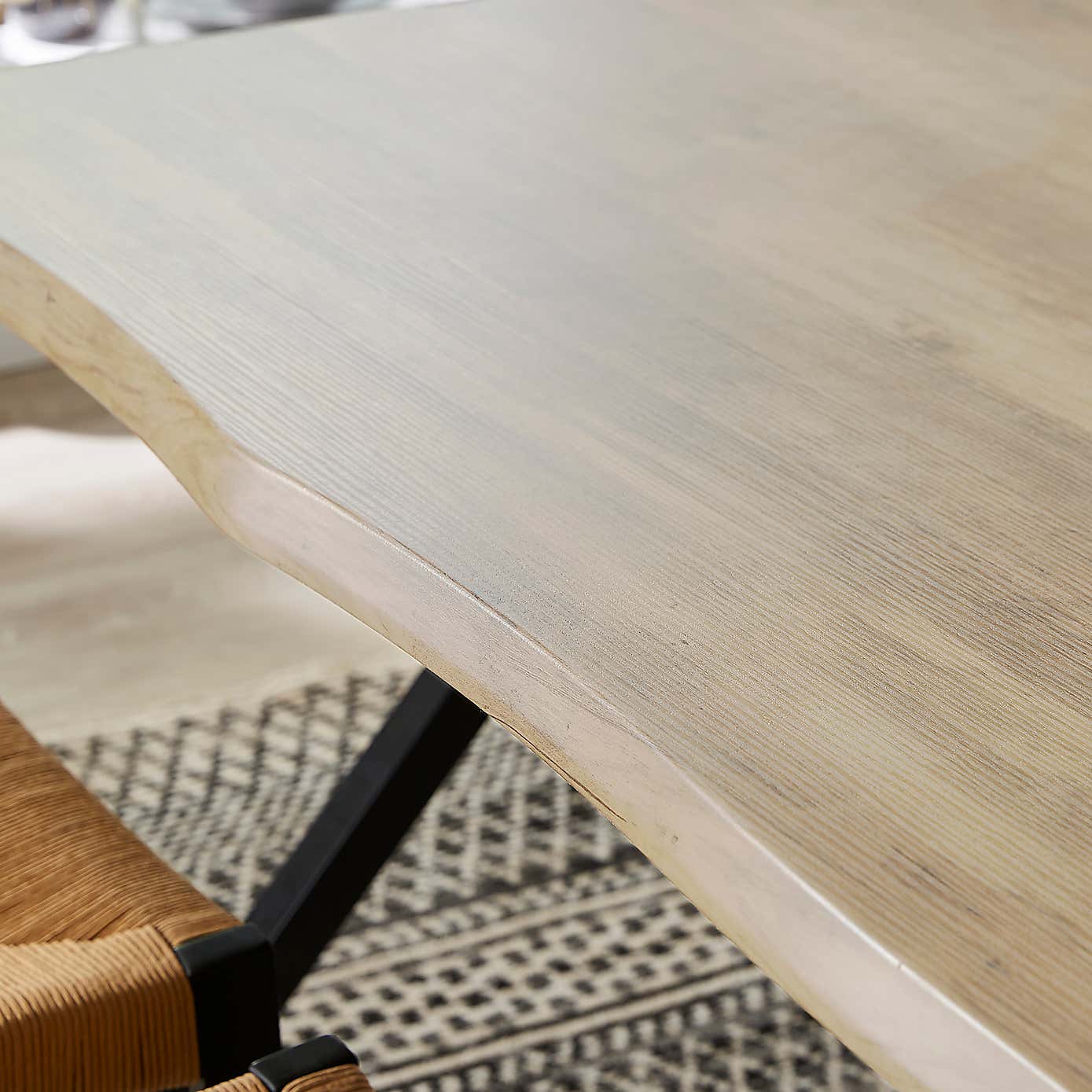 Ezra Rectangular Compact Dining Table, 120cm