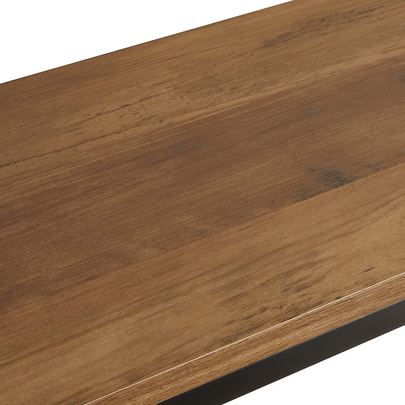 Fulton Wall Shelf with Hooks Pine