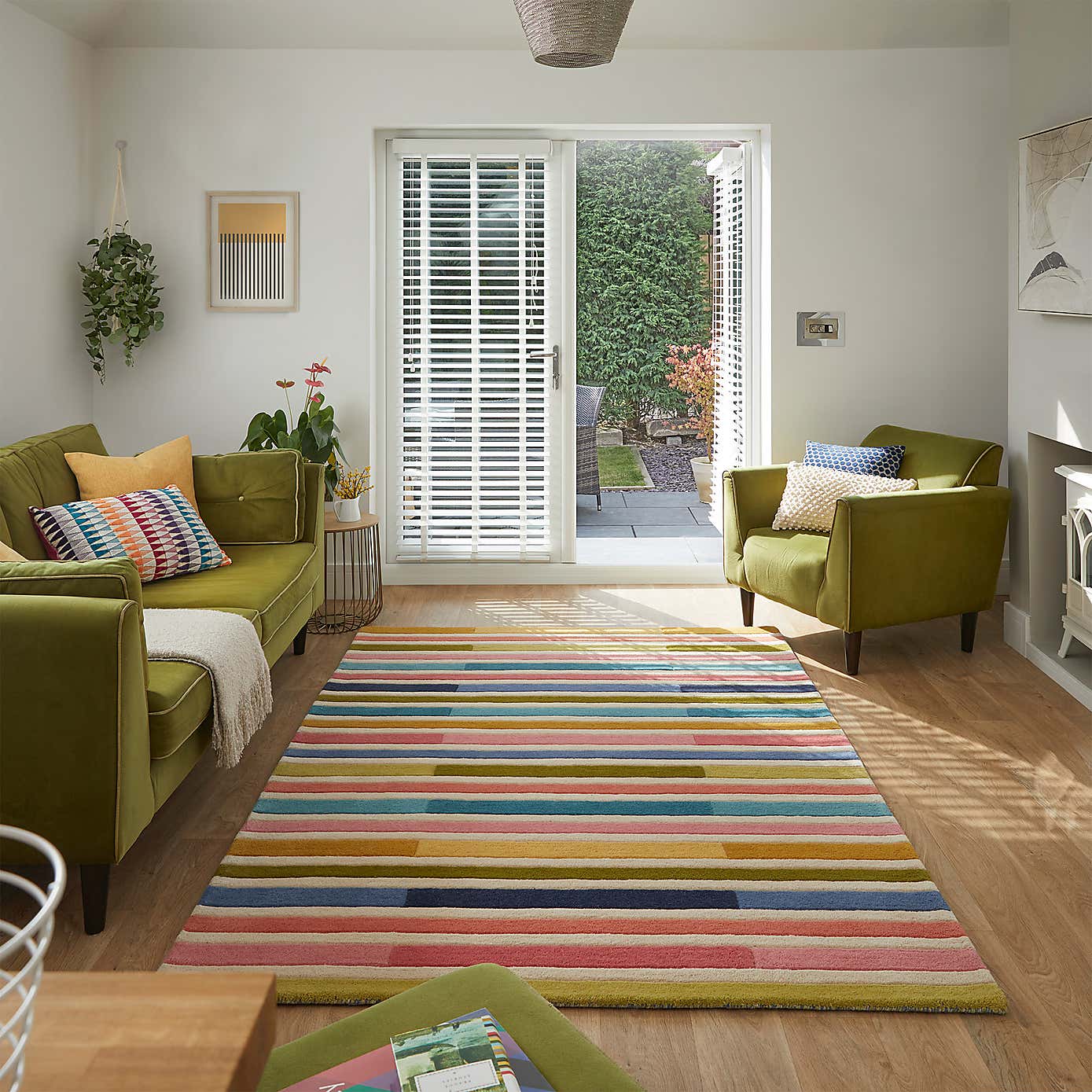 Piano Stripe Wool Rug