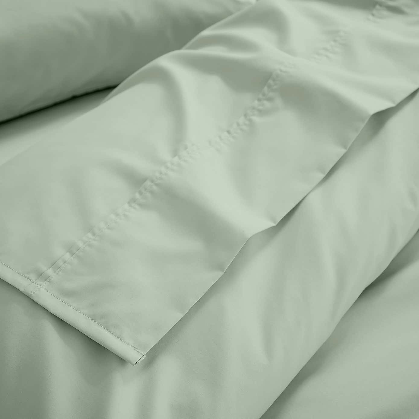 Dorma 400 Thread Count Cotton Percale Flat Sheet