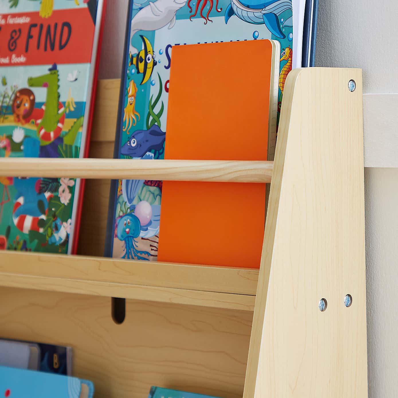 Kids White Bookcase