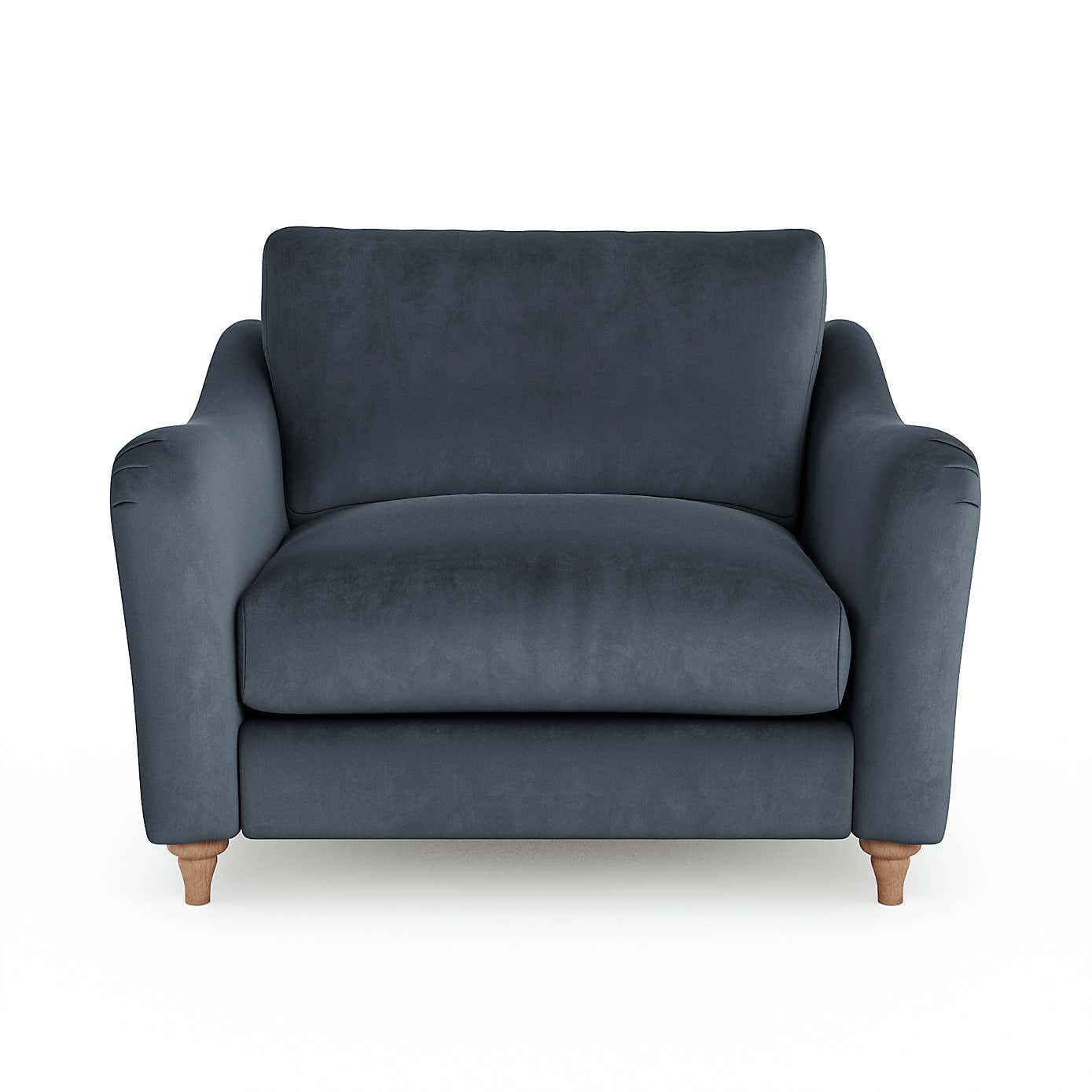 Hattie Matte Plush Velvet Snuggle Sofa