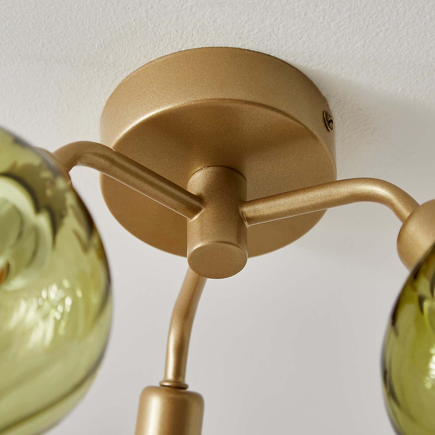 Peony 3 Light Semi Flush Ceiling Light