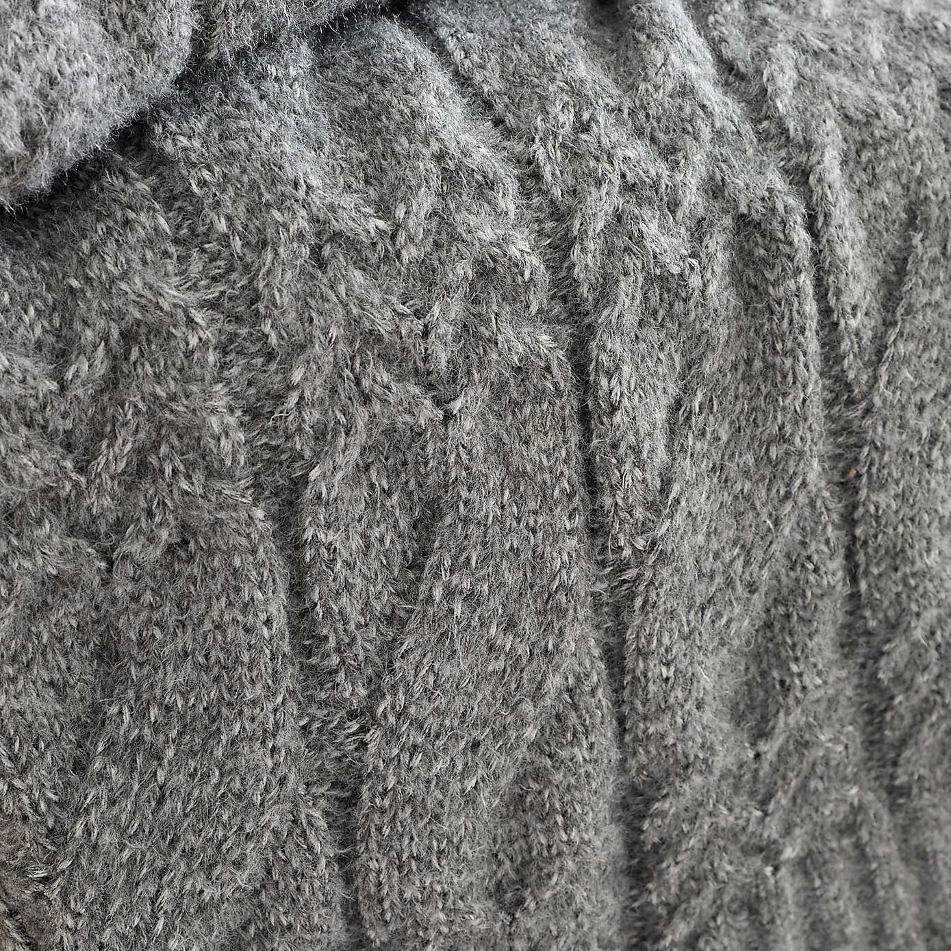 Bianca Cosy Soft Cable Knit Throw 130cm x 170cm