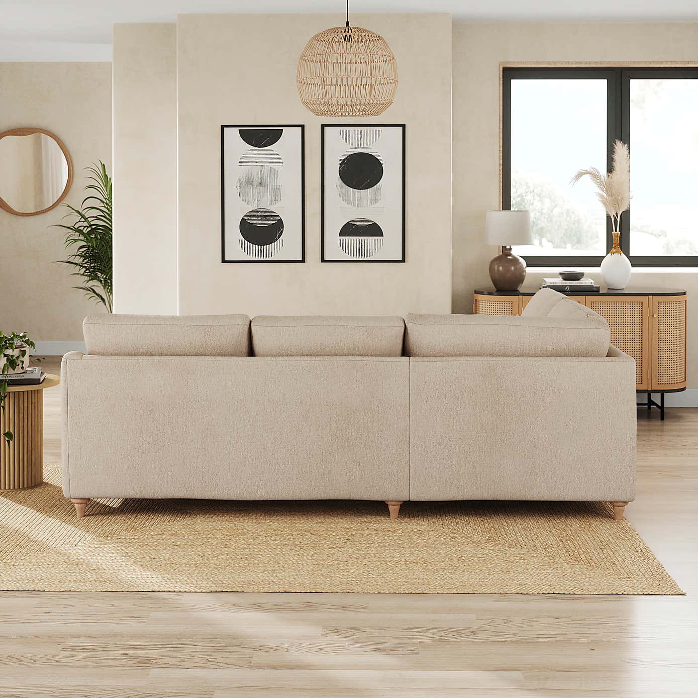 Hattie Cosy Weave Corner Unit Sofa