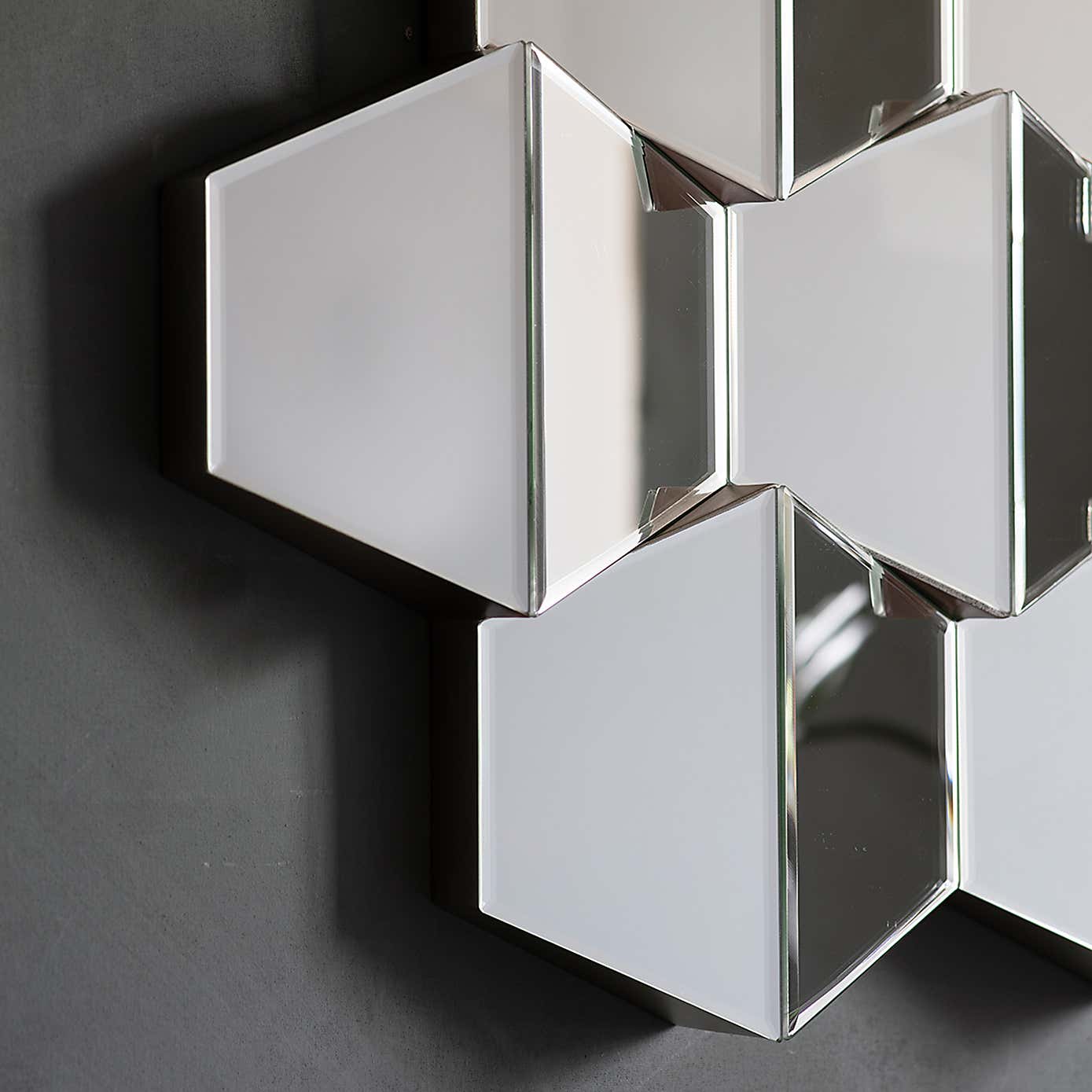 Colette Hexagon Wall Mirror